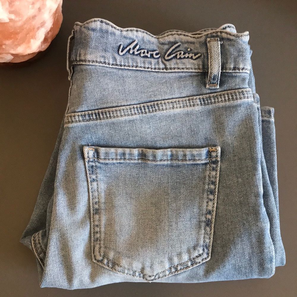Marc Cain Relaxed Fit High Rise Cropped Denim
